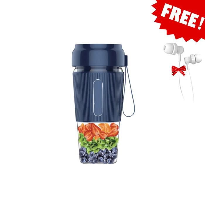 Mixeur Portable - KLP - Mini Blender - 5 V - Sans fil - Écouteurs gratuits