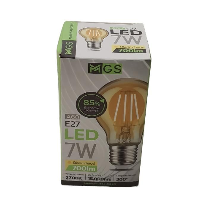 AMPOULE LED GOLD  A60 7W E27 MGS