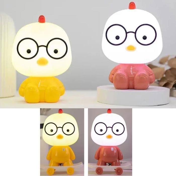 Veilleuse de nuit led réglable avec lunettes de skateboard pour enfants  (Couleur aléatoire)
