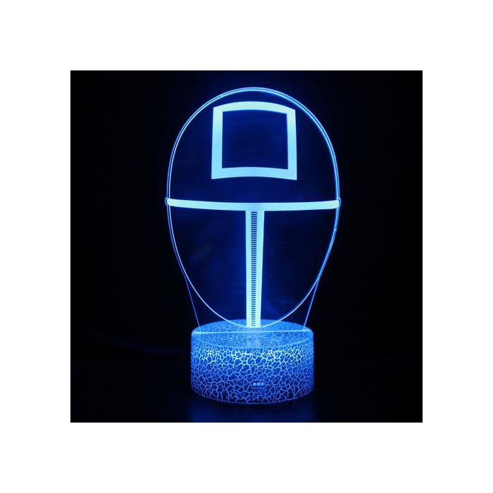 Lampe Led 3D - Non spécifié - Décorative - USB rechargeable - 3W - Blanc