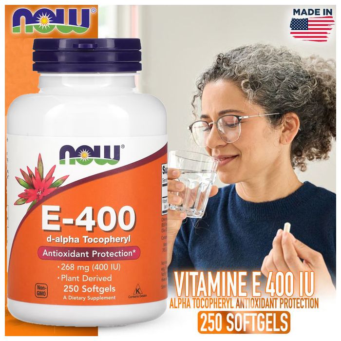 Vitamine E 400 UI (268 mg) - 250 Gélules molles