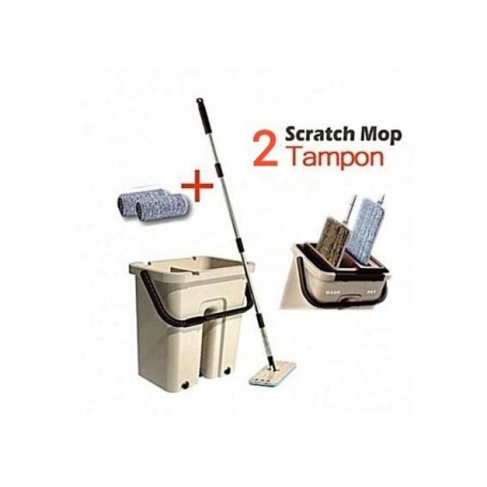 BALAI AUTONETTOYANT MICROFIBRES SCRATCH, Vadrouille, Serpillère.