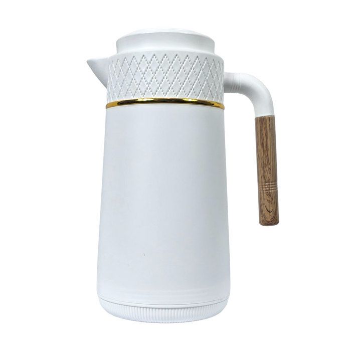 Thermos 1L, Chaud & Froid, Blanc Brittany motif