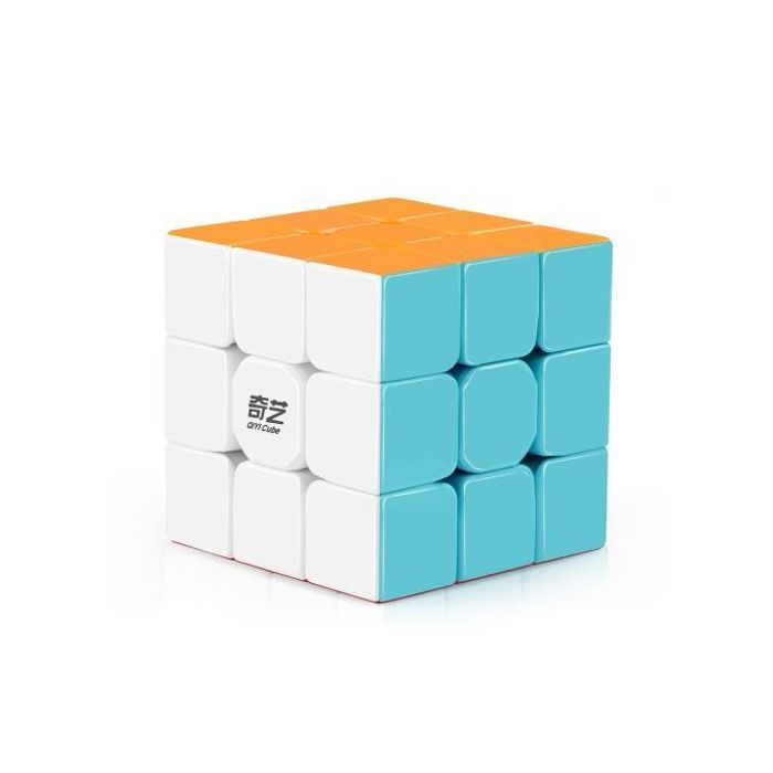 Qy toys warrior w 3x3 speed cube stickerless 3x3x3 magic cube puzzles