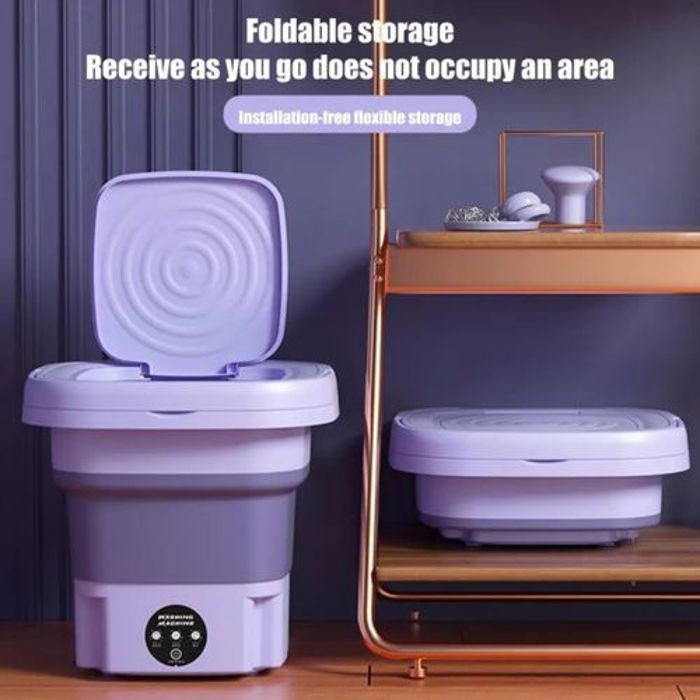Machine à laver portable - Non spécifié - 11L - Pliable - Essoreuse automatique - Grande capacité