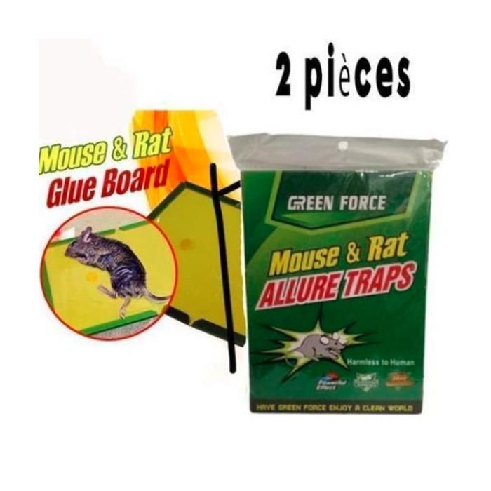 2 pièces de planche à souris collante pour rat , piège à souris , non toxique