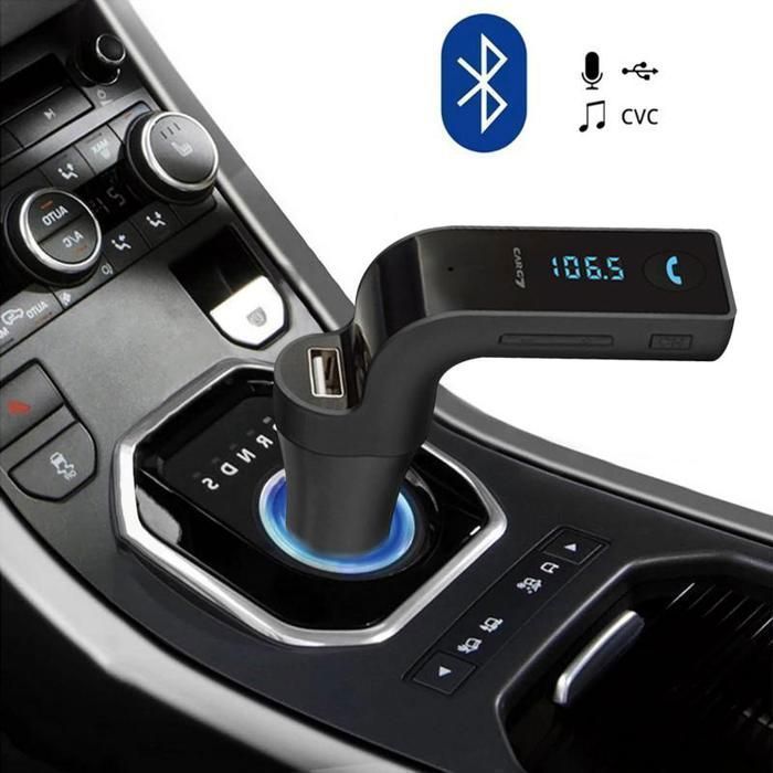 Transmetteur Bluetooth - GENERIC - G7 - FM - AUX - MicroSD - USB - Chargeur