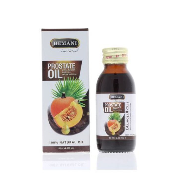 Hemani HUILE DE PROSTATE AVEC MÉLANGE DE CITROUILLE ET HUILE DE PALMIER / 100% NATUREL 60 ML