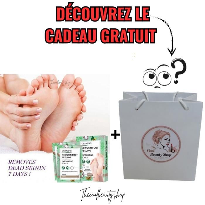 Masque Pieds Très Hydratante aux Extraits de Fruits - Nettoyant Et Exfoliant