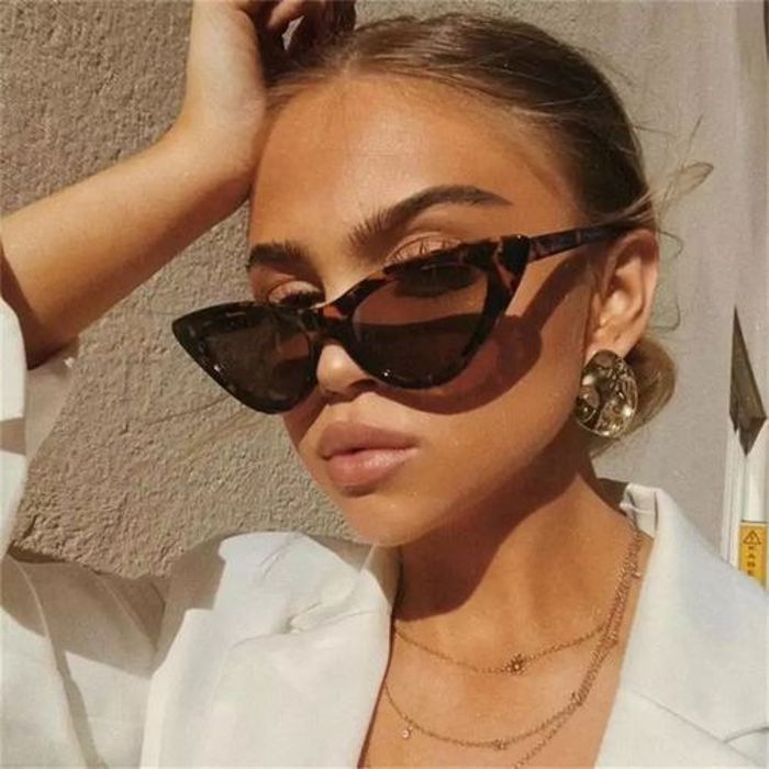 Lunettes de soleil - GENERIC - Vintage - Léopard - UV400 - Femmes - Chic