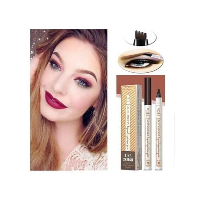 Nouveau Traceur de Précision 2 en 1 Pour Sourcils et cils eyebrow pen