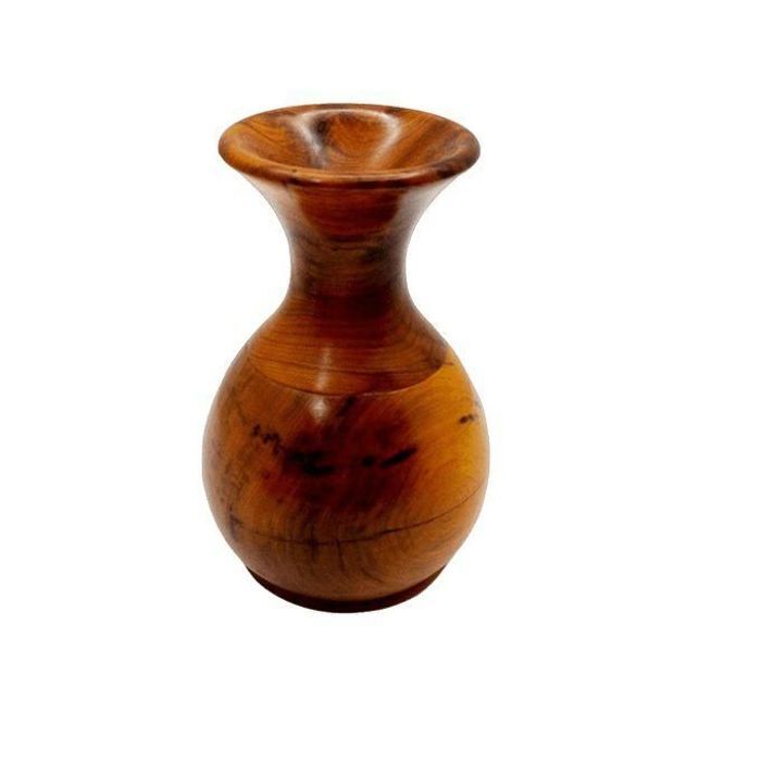Vase en bois - Élégance - Fait main - Parfum de genévrier - Décoration naturelle - Chic