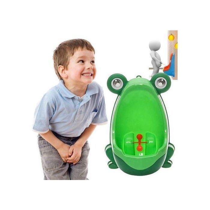 Urinoir pour garçons Pee Trainer De salle de bain Modèle Grenouille Portable