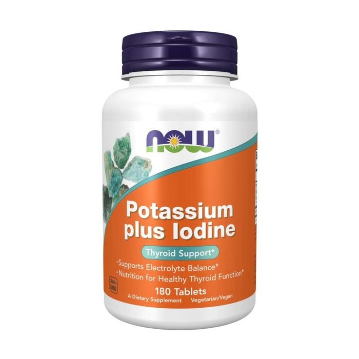 Compléments alimentaires Potassium Plus Iodine Potas Jod BI4173 , NOW Foods,
