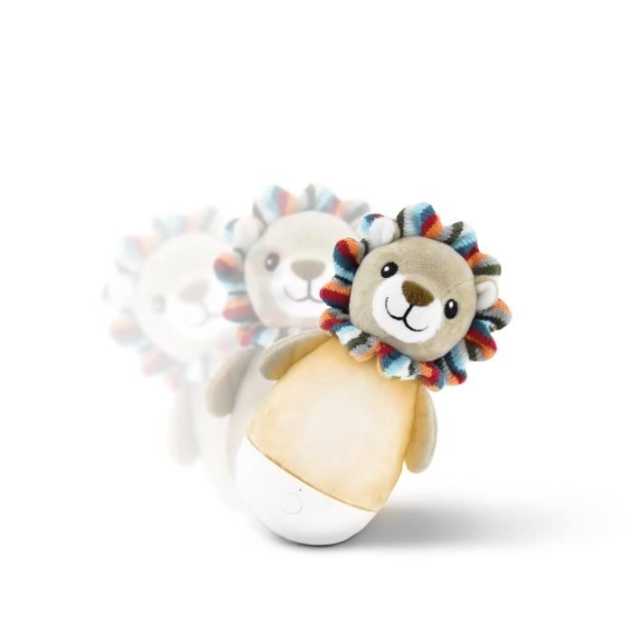 Veilleuse - LEX - Lampe Culbuto - LED - Marron - Amovible et Lavable