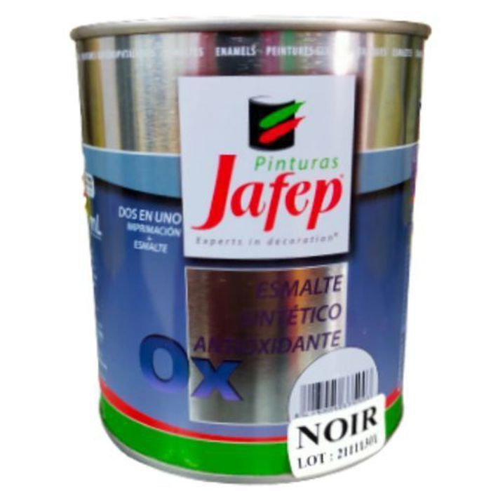 Jafep Peinture Metallique Effet Forge Noir 1kg