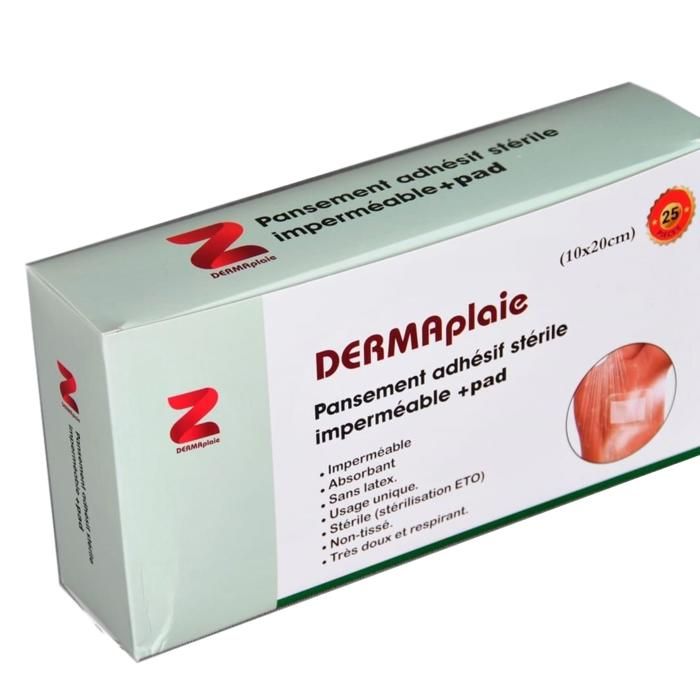 Dermaplaie pansement adhésif avec PAD