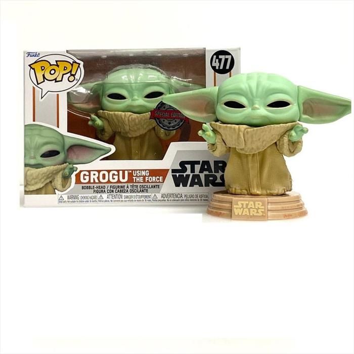 Funko Pop The Mandalorian Grogu utilisant la Force 467 exclusif