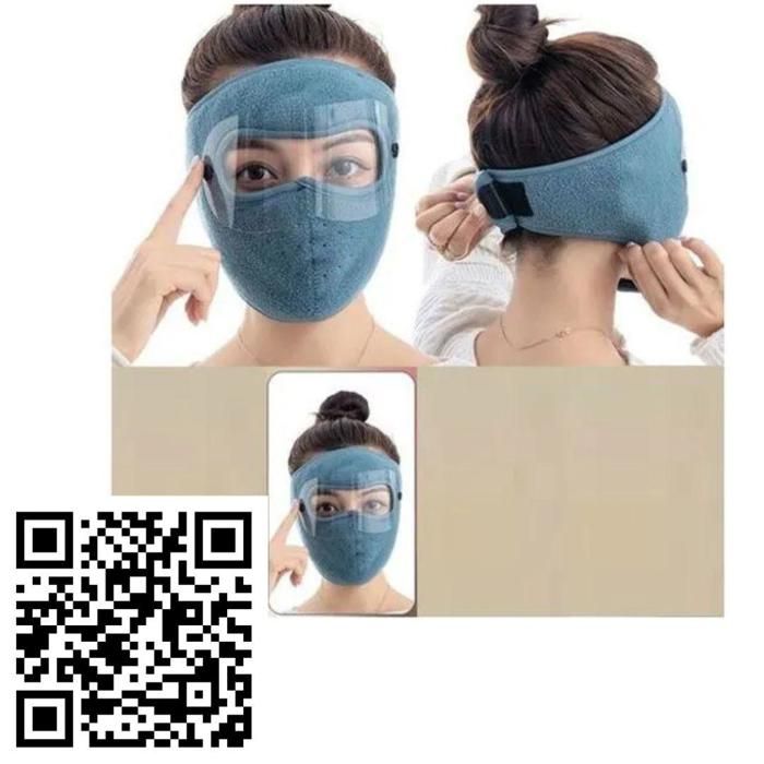 Masque Chaud et Résistant pour Moto Protection du Visage Contre le Froid