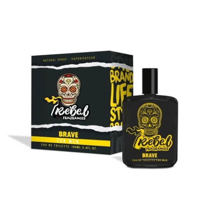 Eau de toilette - REBELLE - Brave - 100ml - Mixte - Notes boisées et épicées