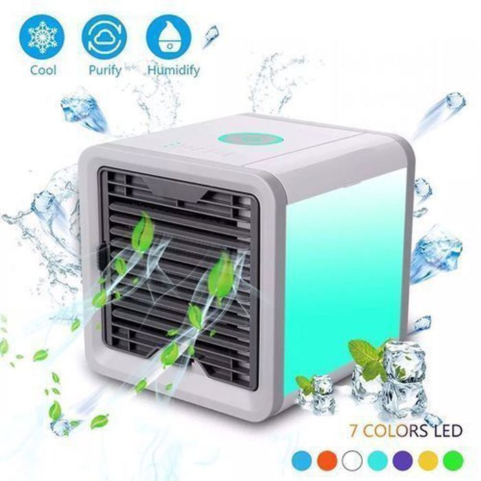 Mini climatiseur - Arctic Air™ - Humidificateur - 750 ml - Ventilateur silencieux - 2 vitesses