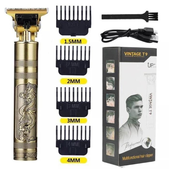 Tondeuse Rechargable zero Cheveux Barbe Rechargeable Rasoir T-Blade T9