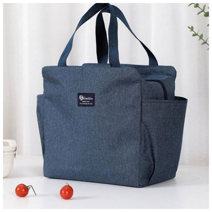 Sac à Lunch Isolé, Durable Et Imperméable Avec Grande Ouverture. Boîte à Lunch Réutilisable Idéale Pour Le Bureau