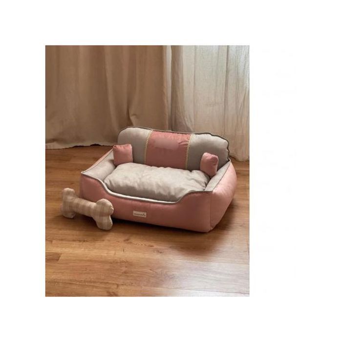 Coussin chien et chat raffiné au confort moelleux - Marquis princesse COCO lit chats et chiens - 63cmx45cmx20cm