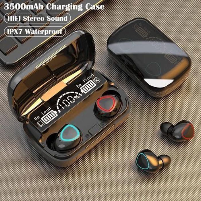 Écouteurs sans fil - M10 - PRO - Bluetooth V5.1 - Étanche IPX7 - Ergonomique - Tactile