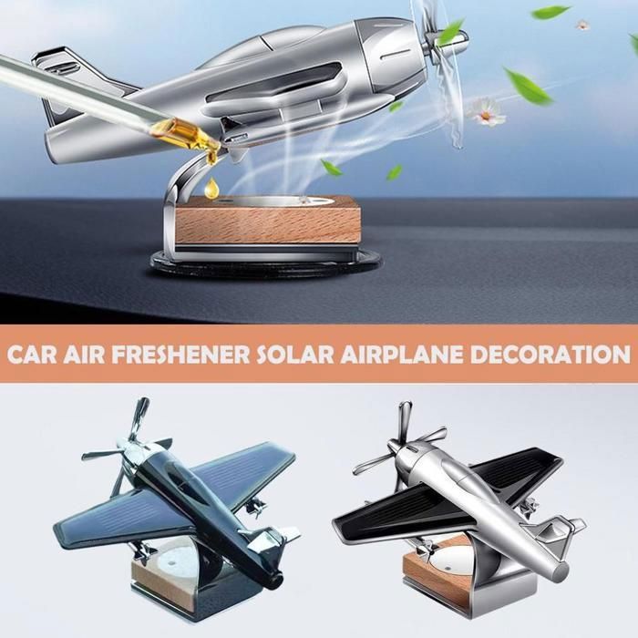 Désodorisant de voiture en forme d'avion,décoration de voiture (couleur aléatoire)