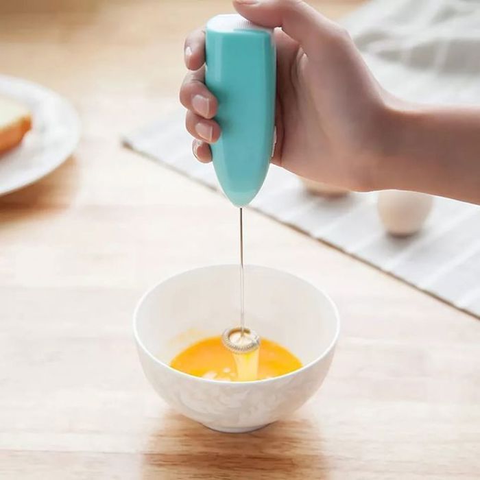 Mini Mixeur Plongeant Portable - Mousseur à Lait & Batteur d'Œufs