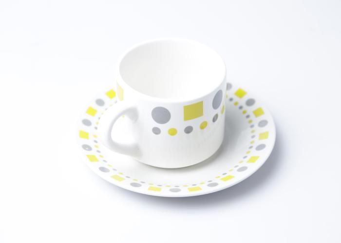 12PCS TASSE 220ML + SOUS TASSE EN PORCELAINE