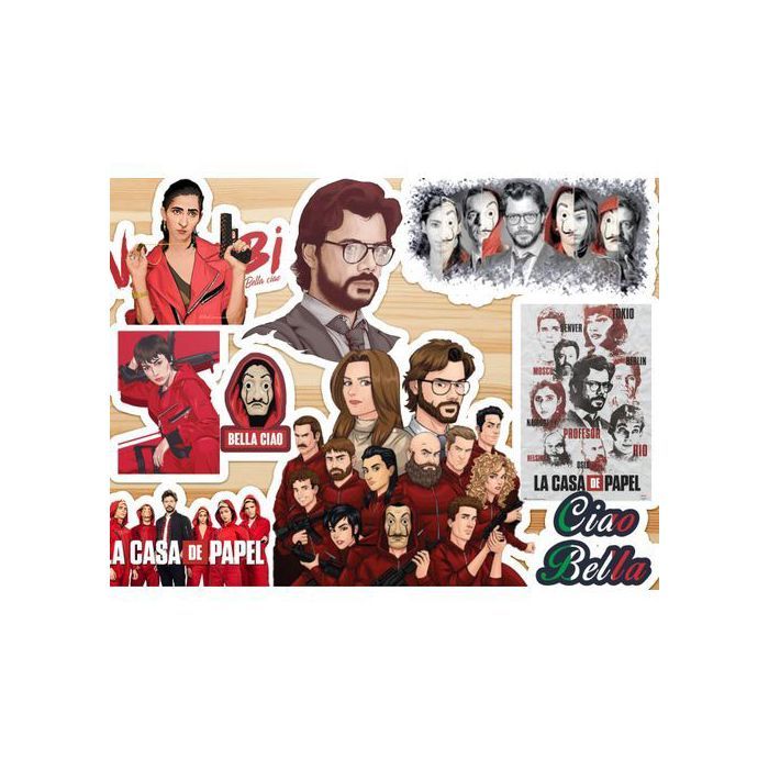 Decorative Pack Stickers La Casa de Papel