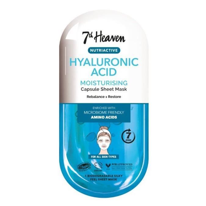 7TH HEAVEN MASCARILLA FACIAL HIDRATANTE CON ÁCIDO HIALURÓNICO