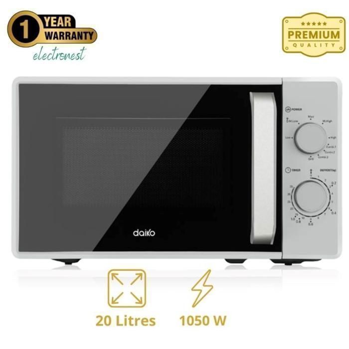 Micro-ondes - DAIKO - FMO-2042GDK - 20L - 5 niveaux de puissance - Grill 1000W