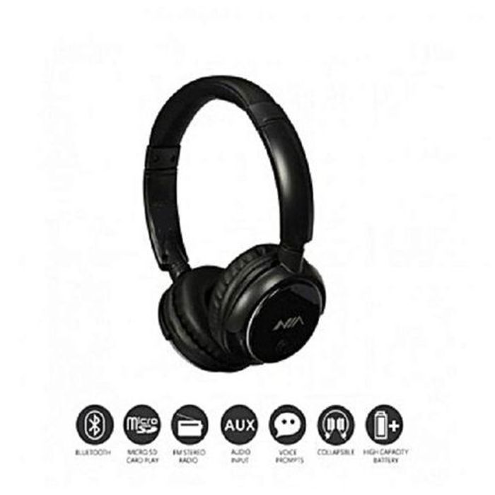 Casque Bluetooth - Nia - Q1 - Micro intégré - Lecteur SD - Radio FM