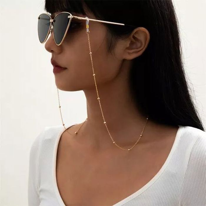 Chaîne de lunettes - GENERIC - Doré - Chic - Femme - Adaptable à toutes montures