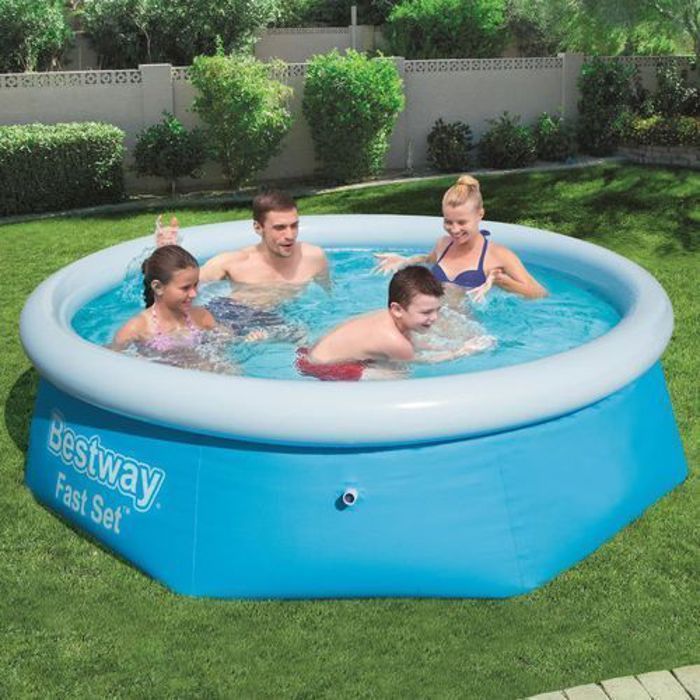 Bestway Grand Piscine gonflable ronde pour enfants 244cm x 66cm