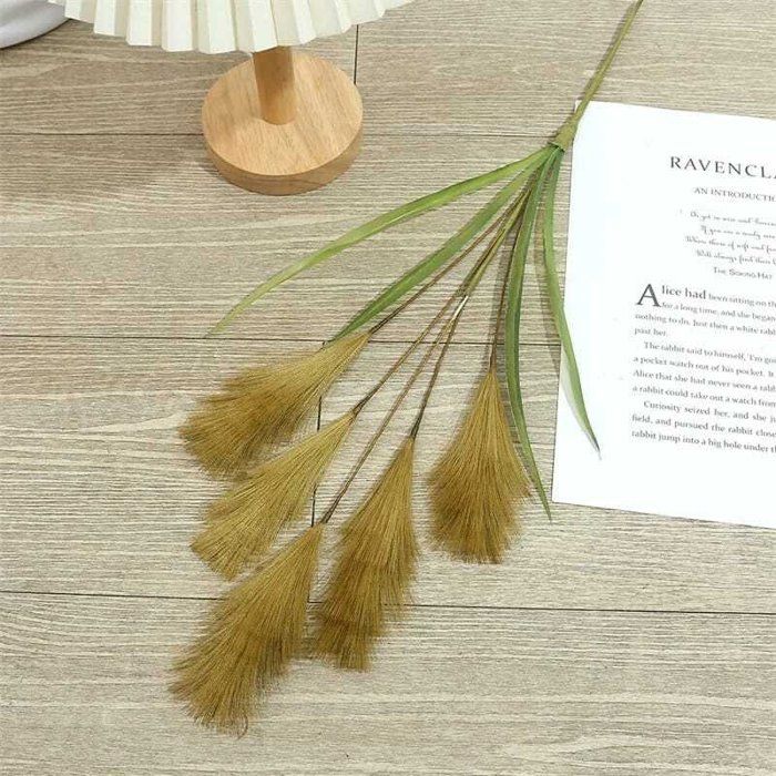 Herbe de pampa artificielle - PLANTANIA - Beige - Soie et silicone - Décoration intérieure - Style bohème