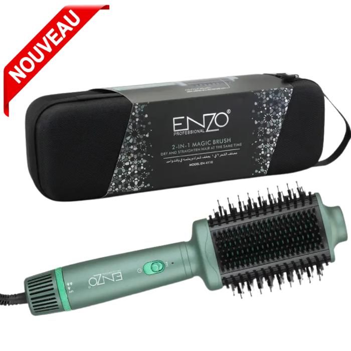 Brosse Sèche-cheveux cheveux lisseur peigne professionnel 1500W volumateur Air chaud EN-4110