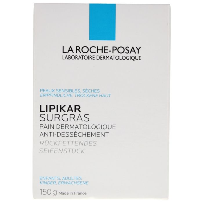 Pain Surgras - La Roche Posay - Lipikar - 150g - Anti-Dessèchement - Hypoallergénique