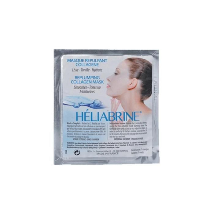HÉLIABRINE MASQUE REPULPANT AU COLLAGÈNE TONIFIANT & LISSANT – 8ML