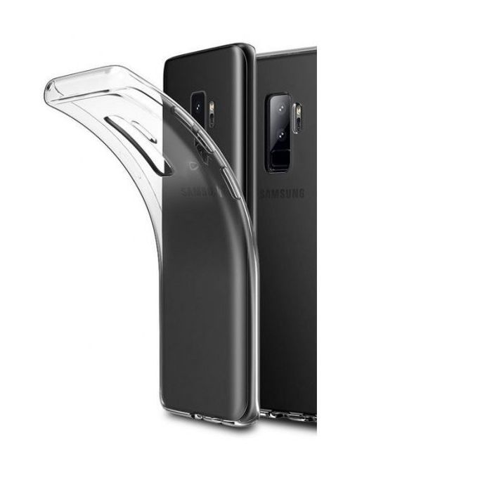 Coque Transparente en Silicone Lisse et Soyeux Antichoc Pour Samsung Galaxy S9 plus