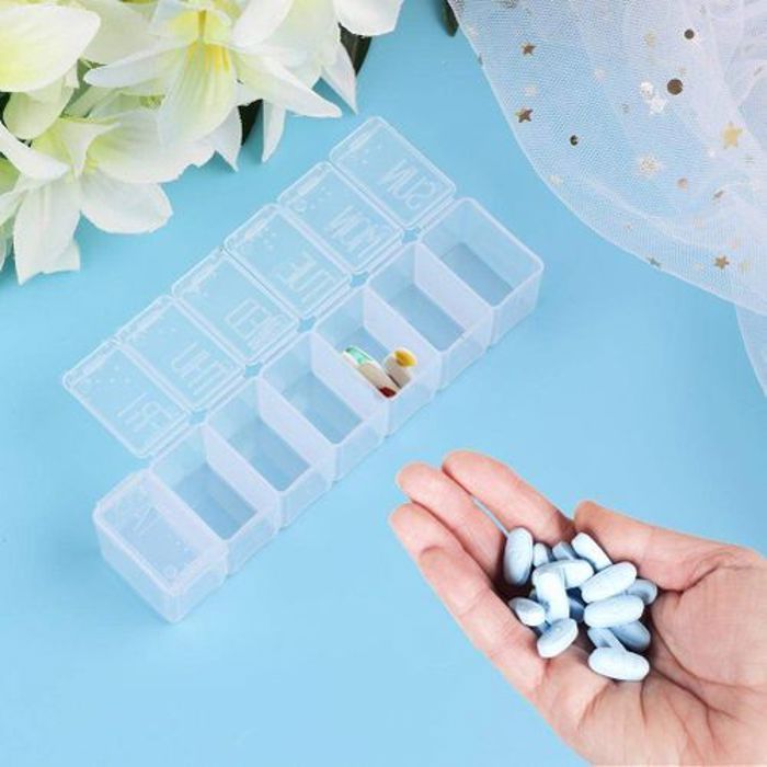 Pilulier Semainier - Non spécifié - 7 Compartiments - Haute qualité - Sans BPA - Durable
