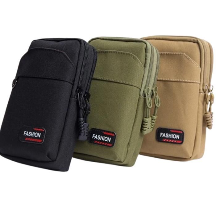 Pochette tactique pour téléphone et accessoires, porte-cartes pour homme et femme(Couleur aléatoire)