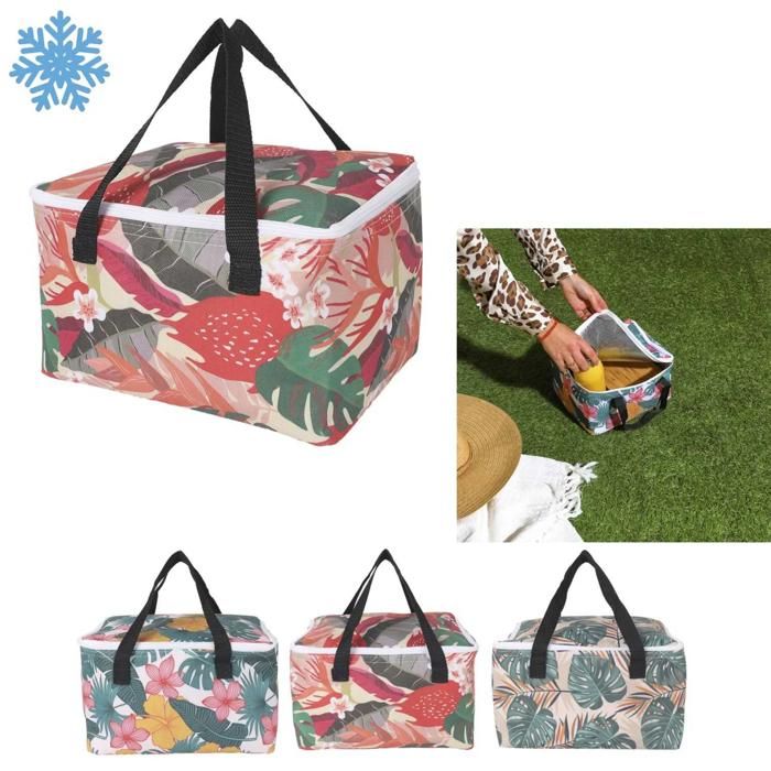 Lunch bag tropical 24×18×13,5 cm réf. M24 KA0380_MJ