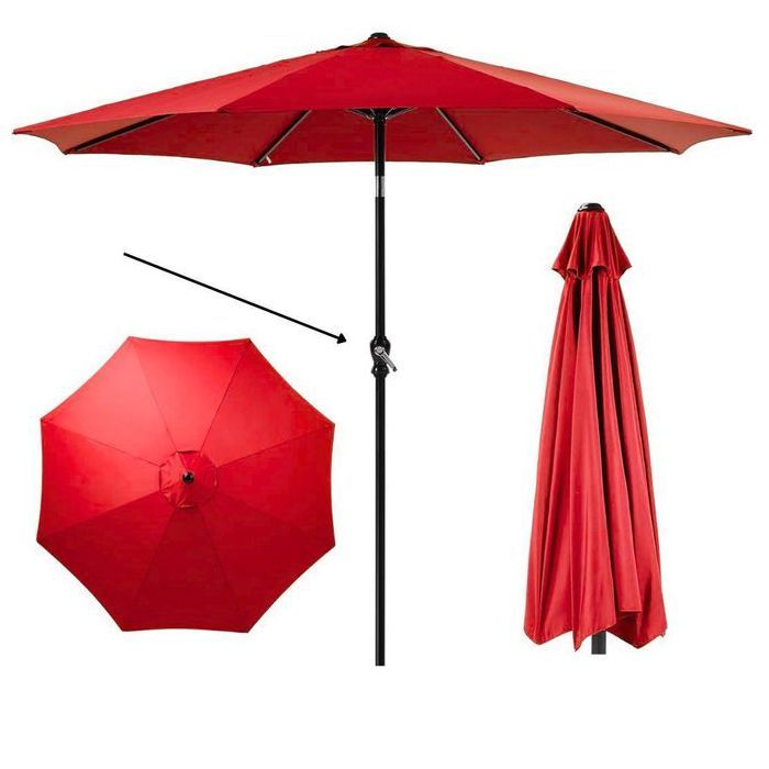 parasol jardin et plage 2.7m (avec manivelle)