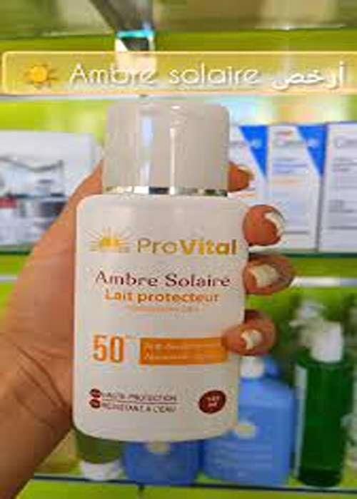 Lait protecteur - AMBRE SOLAIRE - PROVITAL 50 - SPF 50 - 125ml - Non gras