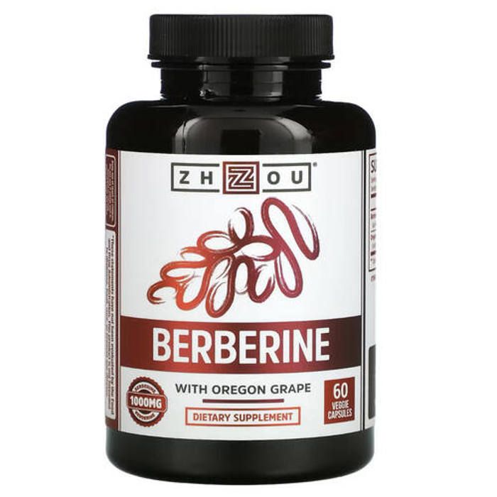 berberine 1000 mg, 60 capsules