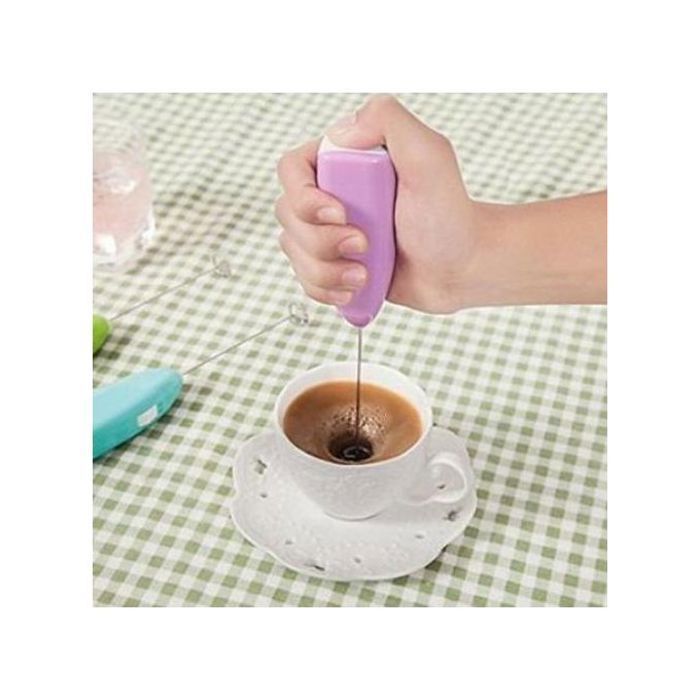 Mini Creamer - Mixeur de Cappuccino - Batteur à Œufs Électrique - Couleurs aléatoires- Facile à Utiliser